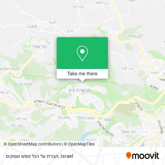 חברת על הגל נופש ועסקים map