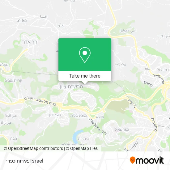 Карта אירוח כפרי