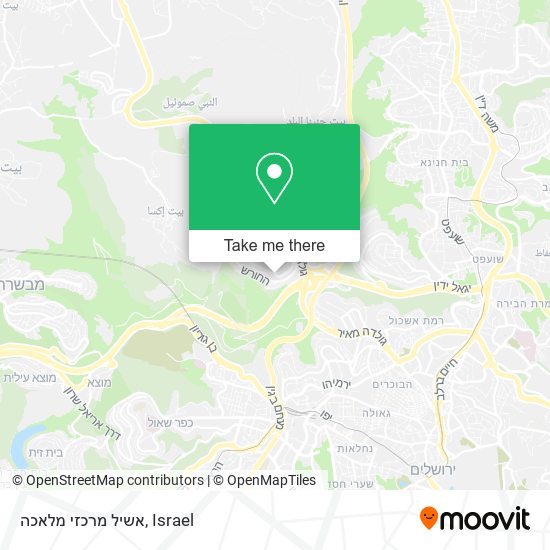 אשיל מרכזי מלאכה map