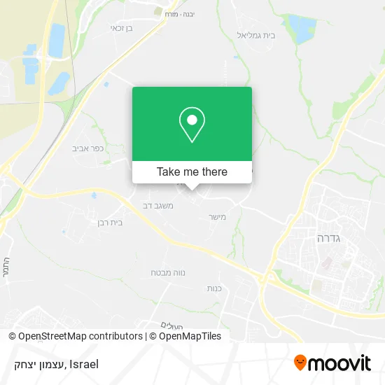 Карта עצמון יצחק