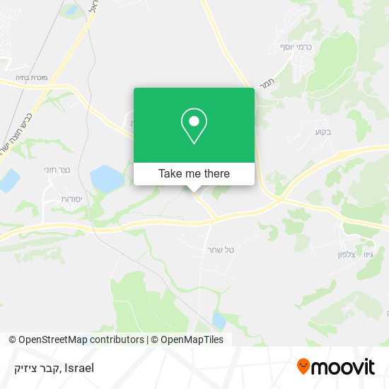 קבר ציזיק map