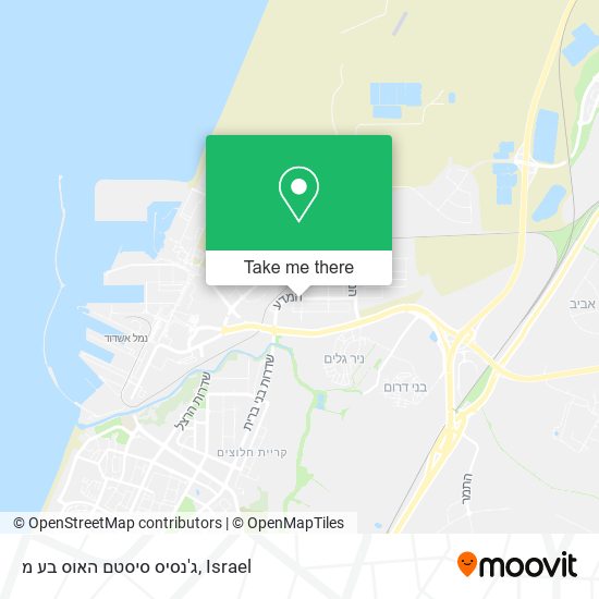 ג'נסיס סיסטם האוס בע מ map