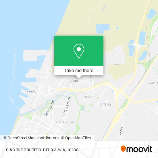 א.ש. עבודות בידוד ופחחות בע מ map