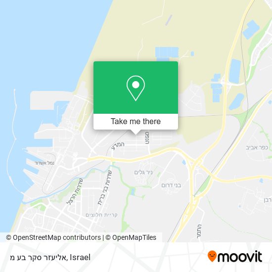 אליעזר סקר בע מ map