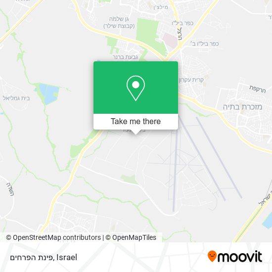 פינת הפרחים map