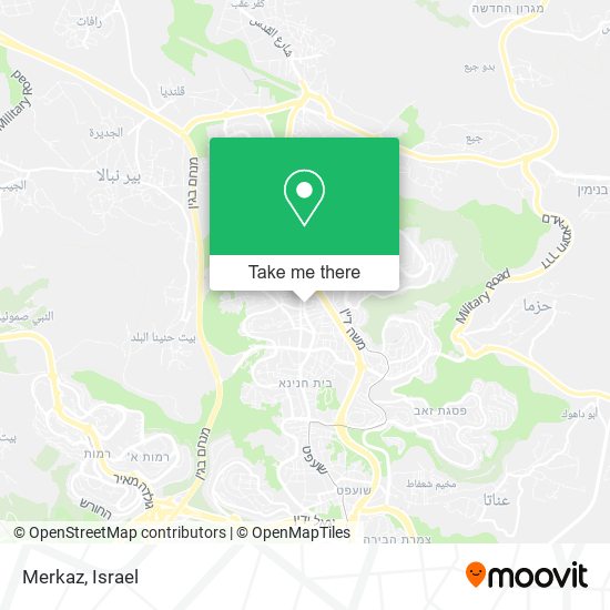 Merkaz map