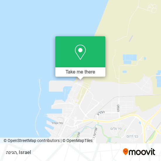 הגינה map