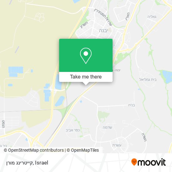 קייטרינג מורן map