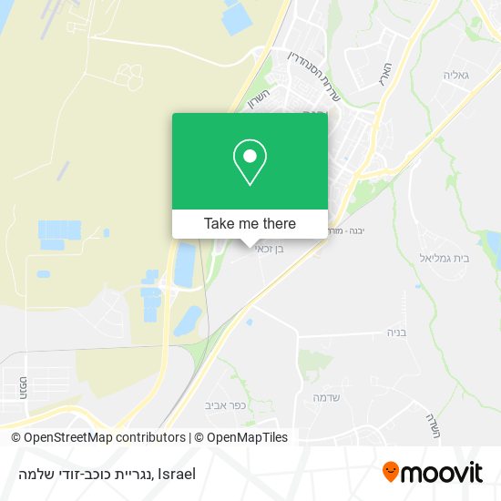נגריית כוכב-זודי שלמה map