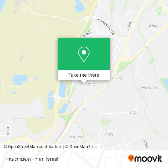 הדר - השמדת ציוד map