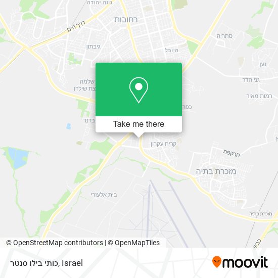 כותי בילו סנטר map