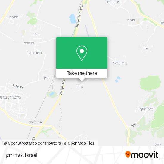 Карта צעד ירוק