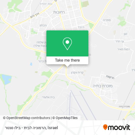 הרמוניה לבית - בילו סנטר map