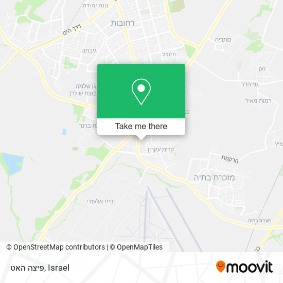 פיצה האט map