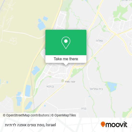 נופת צופים אופנה לדתיות map