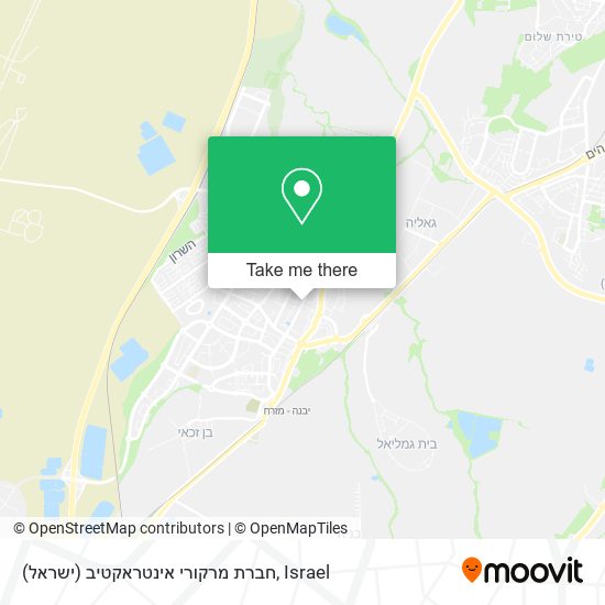 חברת מרקורי אינטראקטיב (ישראל) map