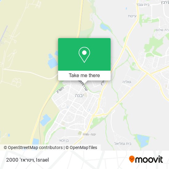 ויטראז' 2000 map