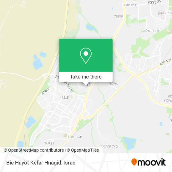Карта Bie Hayot Kefar Hnagid