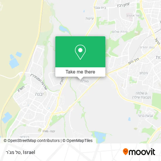 Карта טל מג'ר