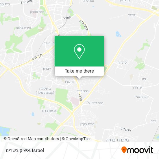 איציק בשרים map