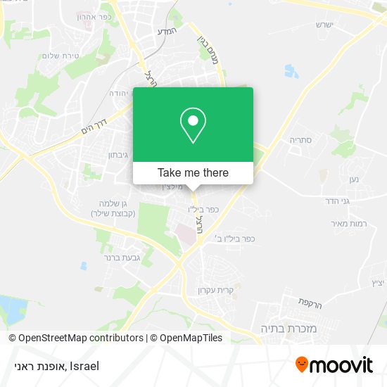 אופנת ראני map
