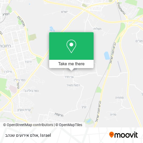 אולם אירועים שנהב map