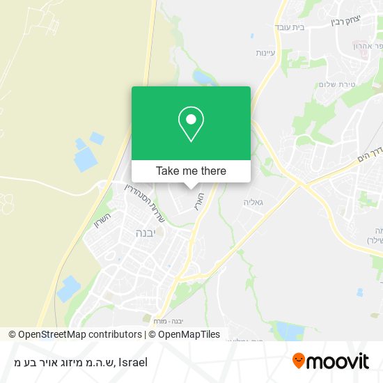 ש.ה.מ מיזוג אויר בע מ map