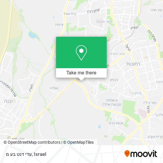 עדי דנט בע מ map