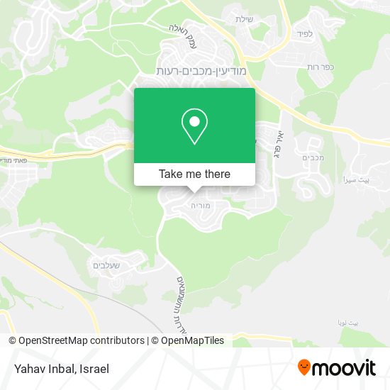 Карта Yahav Inbal