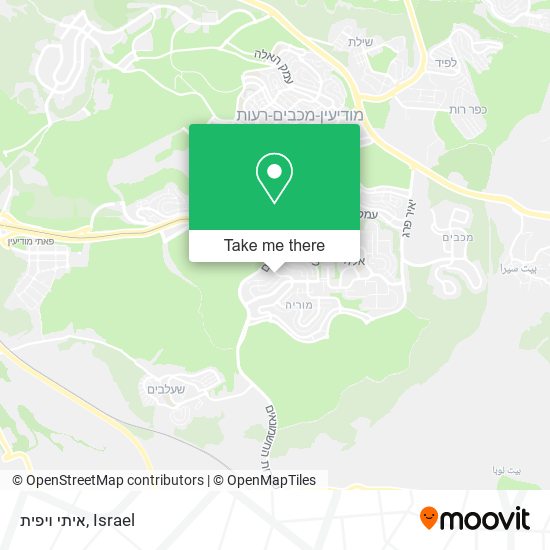 איתי ויפית map