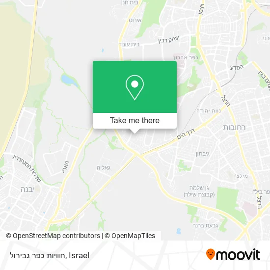 Карта חוויות כפר גבירול