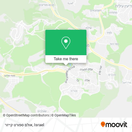 אולם ספורט קייזר map