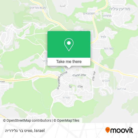 סוויט בר גלידריה map