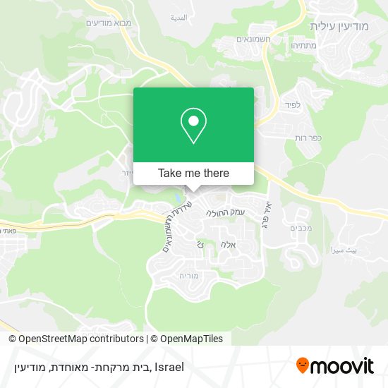 בית מרקחת- מאוחדת, מודיעין map