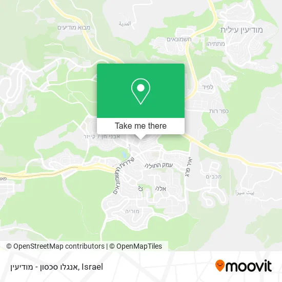 Карта אנגלו סכסון - מודיעין