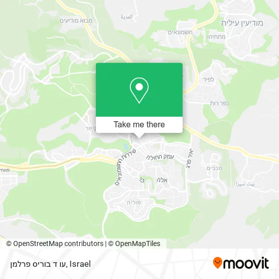 Карта עו ד בוריס פרלמן