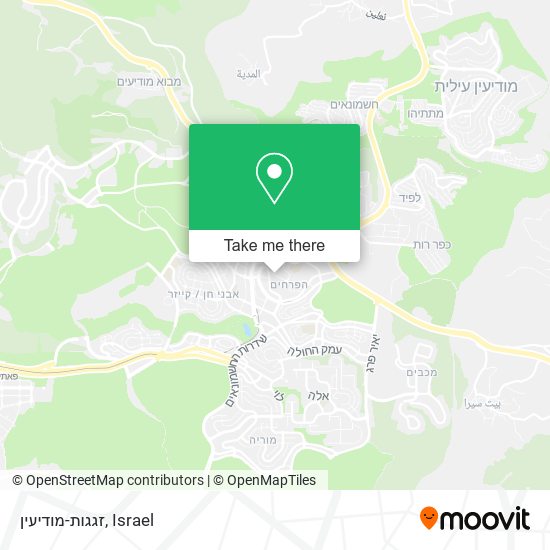 זגגות-מודיעין map