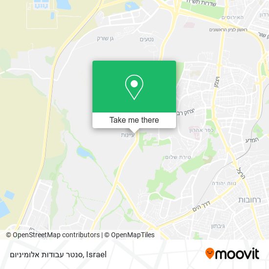 סנטר עבודות אלומיניום map