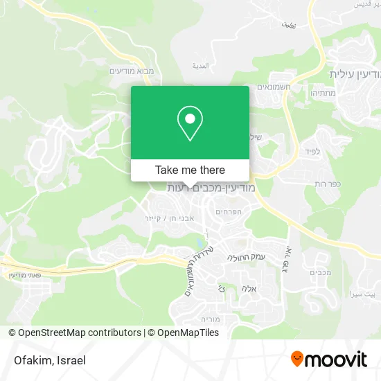 Карта Ofakim