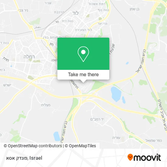 Карта פונדק אסא