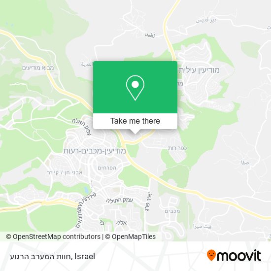 חוות המערב הרגוע map