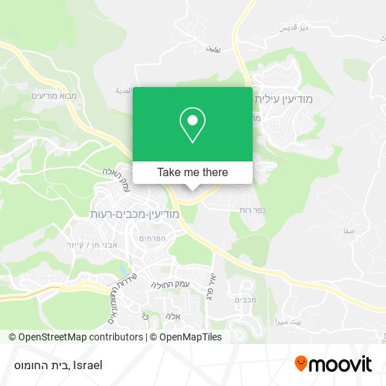 בית החומוס map