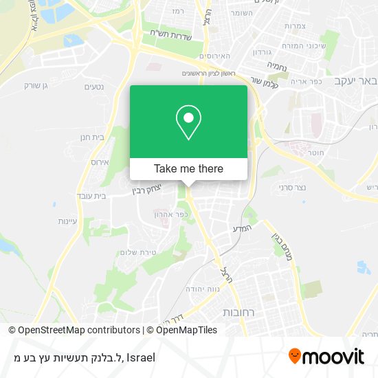 ל.בלנק תעשיות עץ בע מ map