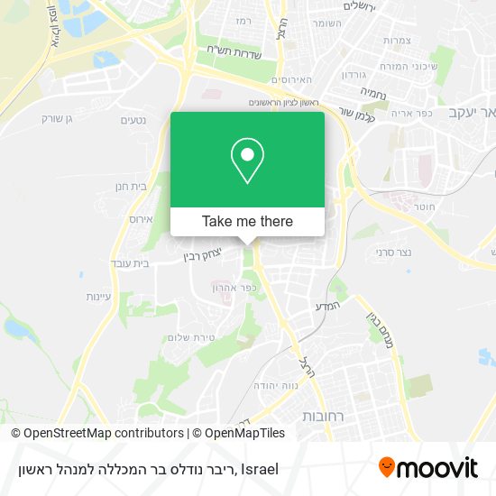 ריבר נודלס בר המכללה למנהל ראשון map