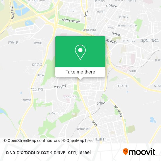 רוזמן יועצים מתכננים ומהנדסים בע מ map