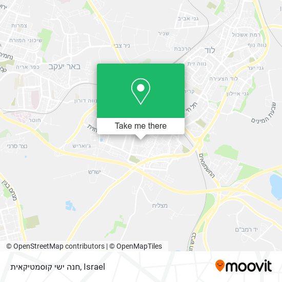 חנה ישי קוסמטיקאית map