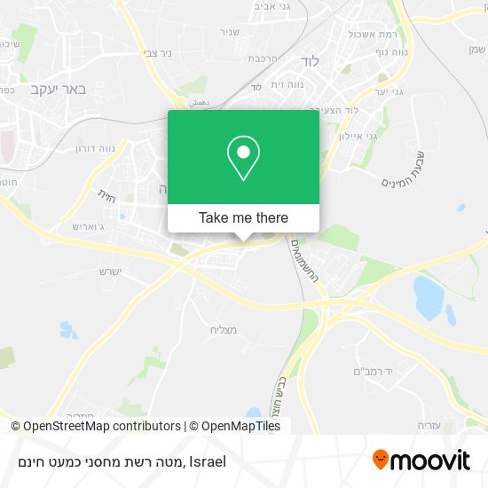 מטה רשת מחסני כמעט חינם map