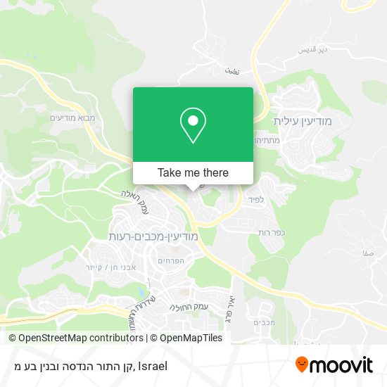 קן התור הנדסה ובנין בע מ map