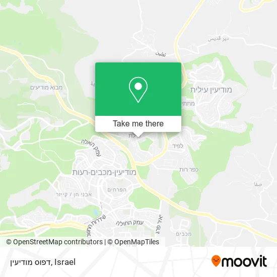 Карта דפוס מודיעין
