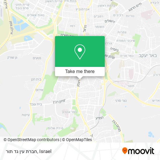 חברת עין גד תור map